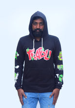 Load image into Gallery viewer, Black Weed Hoodie
