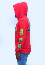 Load image into Gallery viewer, Red Weed Hoodie
