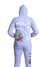 Load image into Gallery viewer, More Money More Problem Heather Grey Sweatsuit
