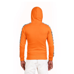 T Sign Orange Cotton Hoodie