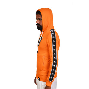 T Sign Orange Cotton Hoodie